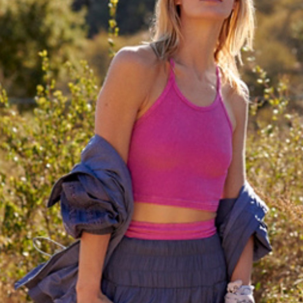 Free People Happiness Runs Crop Tank XS/S